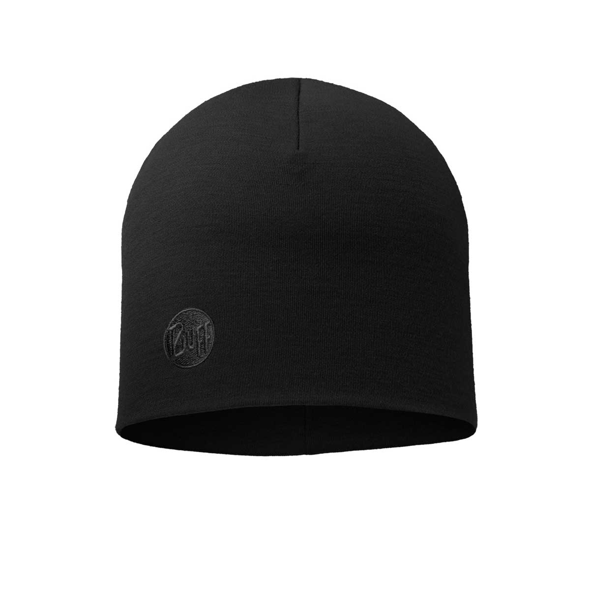 Buff Lightweight Merino Wool Hat in Black